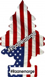 #Raanernorge Wunderbaum USA Flagg